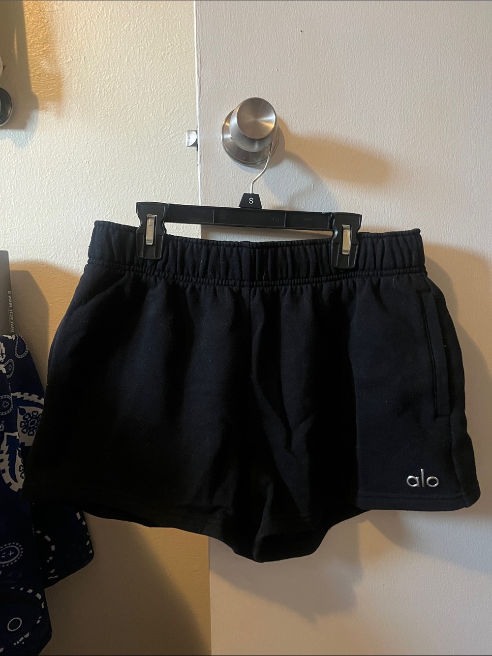 ALO Yoga Black Athletic Lounge Shorts